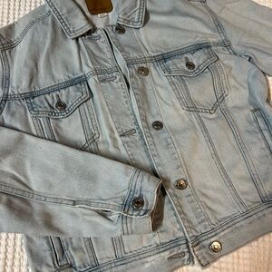 American Eagle Outfitters Light Blue Denim Jacket